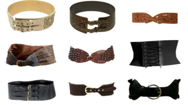 Wide belts are making a spectacular comeback