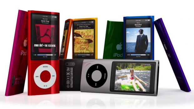 Differently colored 5th gen iPod nanos