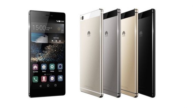 Huawei P8 front and back view