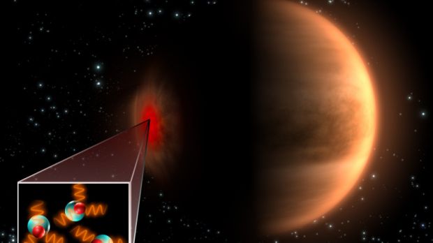 Venus Express detected hydroxyl molecules in Venus' atmosphere