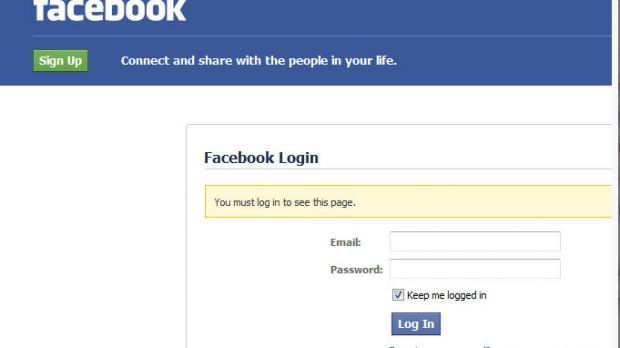 Facebook phishing site