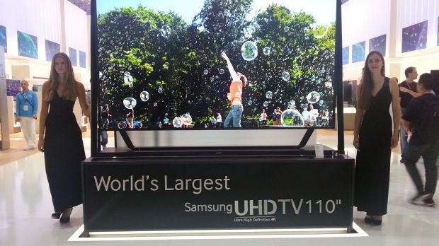 Samsung UHD TV close-up