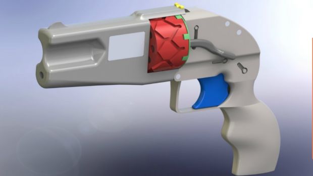 The Imura 3D printed gun