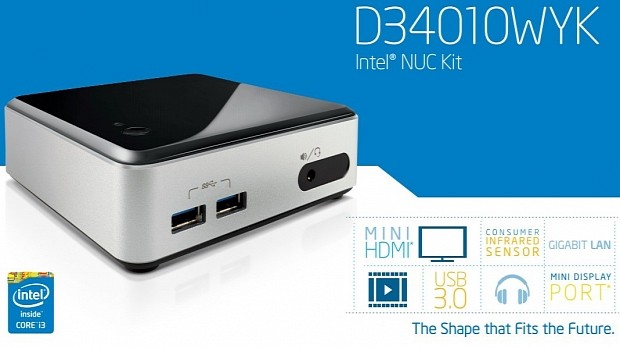 Intel D34010WYK NUC kit