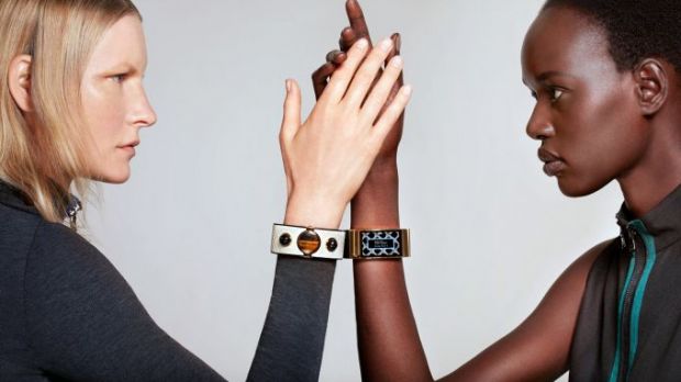 Promo shots for Intel's MICA smart bracelet