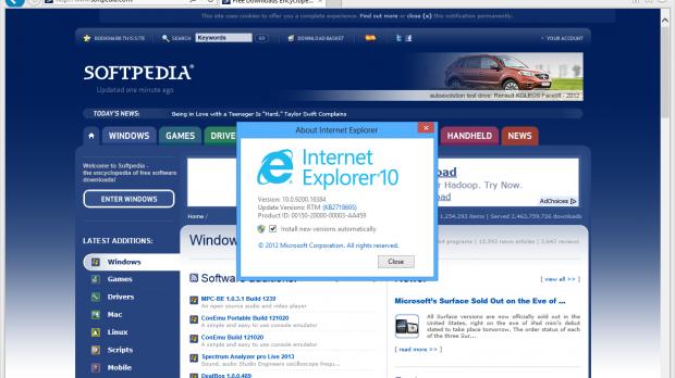 Internet Explorer 10 For Windows 7 Download Links Released