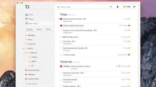 Todoist in all its glory