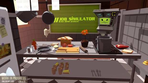 Job Simulator is created for Vive