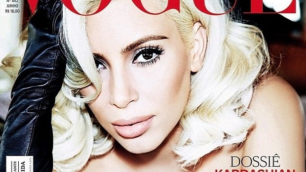 Kim Kardashian pushes the Marilyn Monroe comparisons in new Vogue spread