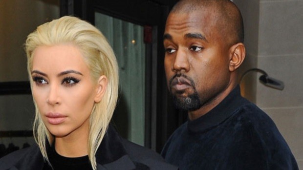 Not even Kanye West seems to approve of Kim Kardashian's new platinum blonde 'do