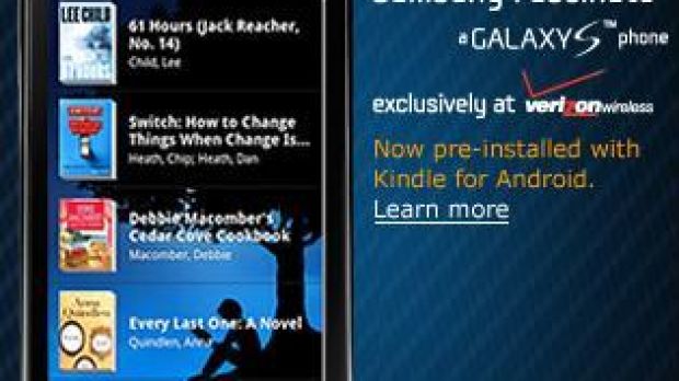 Samsung Fascinate with Kindle for Android