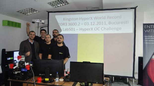Kingston HyperX and Lab501 take memory world record by reaching DDR3-3600 (1800MHz)