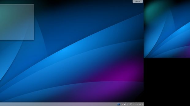 Kubuntu 13.04 Beta 2 desktop