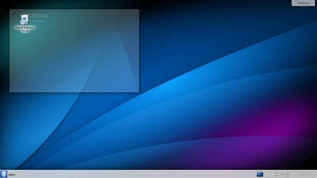 Kubuntu 13.10 Alpha 2 desktop