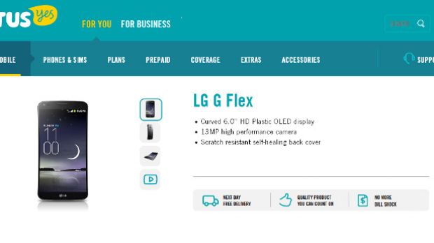 LG G Flex at Optus