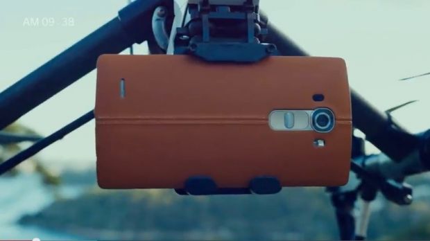 LG G4 gets strapped to a drone