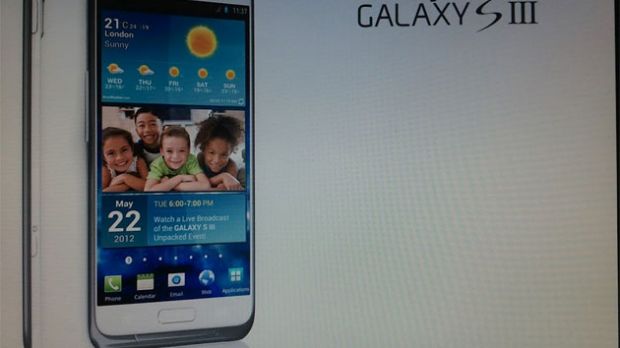 Possible official Galaxy S III leaked slide