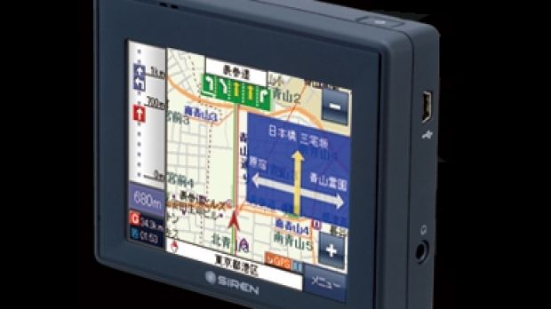 The PN100 GPS Navigation Device from iRiver