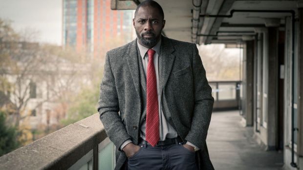 Idris Elba as detective John Luther on the BBC series “Luther”