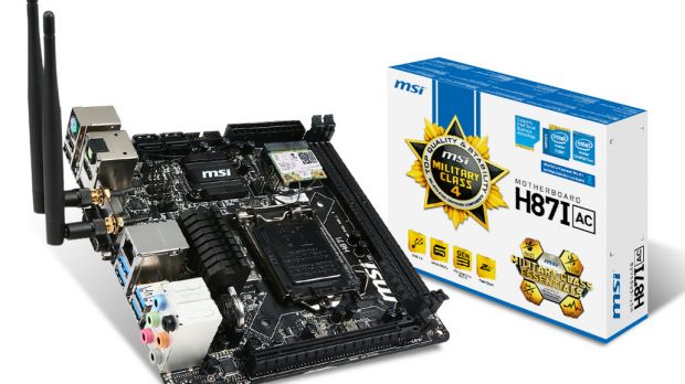 MSI H87I AC mini-ITX motherboard