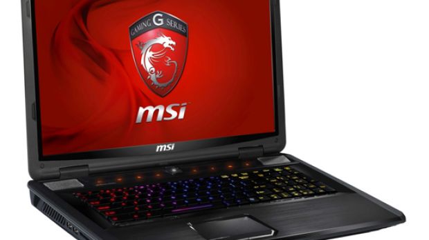 MSI GT780DX gaming notebook with SteelSeries keyboard overclocked to 4.16GHz in Turbo Boost mode
