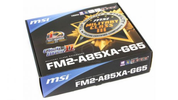 MSI FM2-A85XA-G65 FM2 Mainboard for AMD Trinity APUs