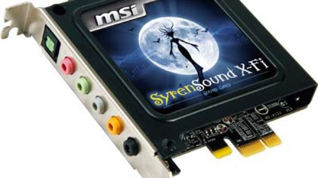 MSI SyrenSound X-Fi audio card