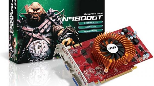 MSI unveils new GeForce 9800GT graphics card