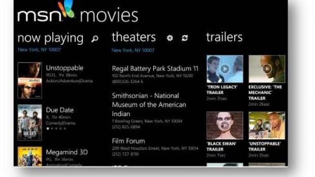 MSN Movies for Windows Phone 7