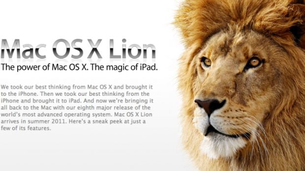 Mac OS X 10.7 Lion banner