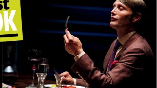 Mads Mikkelsen enjoys the fine cuisine, especially if it’s brains