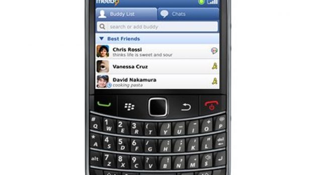 Meebo app for Blackberry