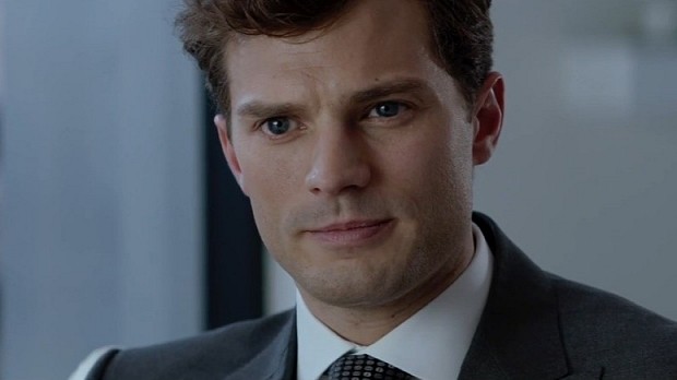 Jamie Dornan as leading man Christian Grey in “Fifty Shades of Grey”