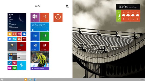 This is the Windows 8.1.2 desktop