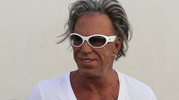 Mickey Rourke's 2015 face