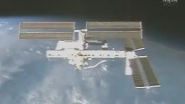 Atlantis undocks from the ISS