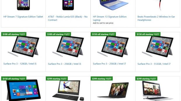 Some of the products discounted on Black Friday at the Microsoft Store