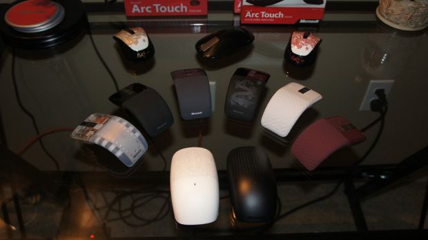 The collection of Arc Touch Mice