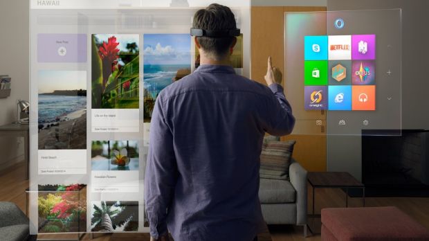 Microsoft HoloLens in action