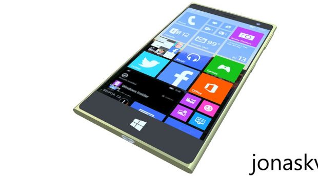 Microsoft Lumia 2000, frontal view