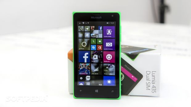 Microsoft Lumia 435 front view