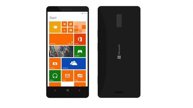 Microsoft Lumia 940 concept, frontal view