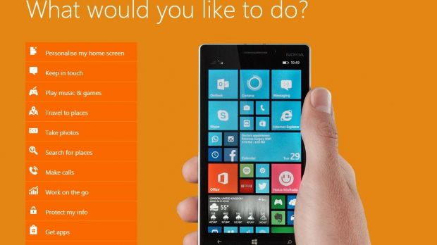 Windows Phone 8.1 interactive demo site