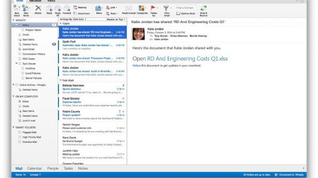Outlook for Mac screenshot