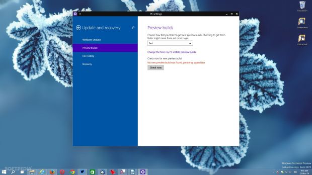 Windows 10 build update system