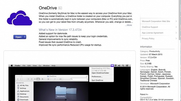 onedrive update for mac fails