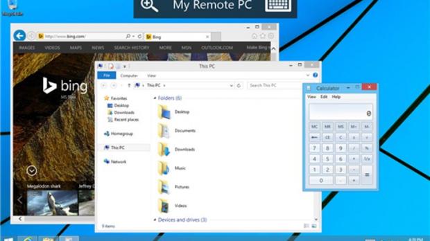 Microsoft Remote Desktop Preview for Windows Phone (screenshot)