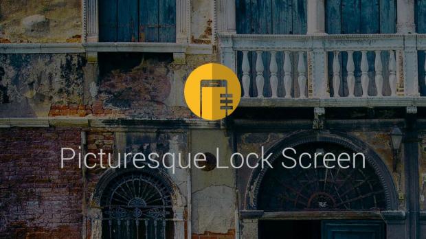 Picturesque Lock Screen Welcome screen