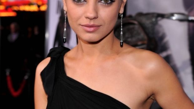 Mila Kunis at the Hollywood premiere of “The Book of Eli”