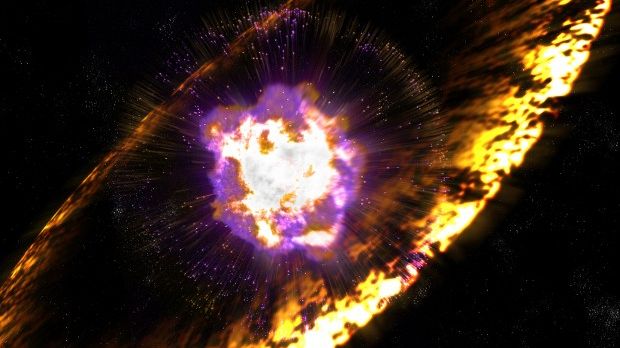 When stars reach the end of their life, they explode in a Supernova